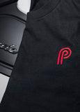 Petrol Ped - Black Red Tee