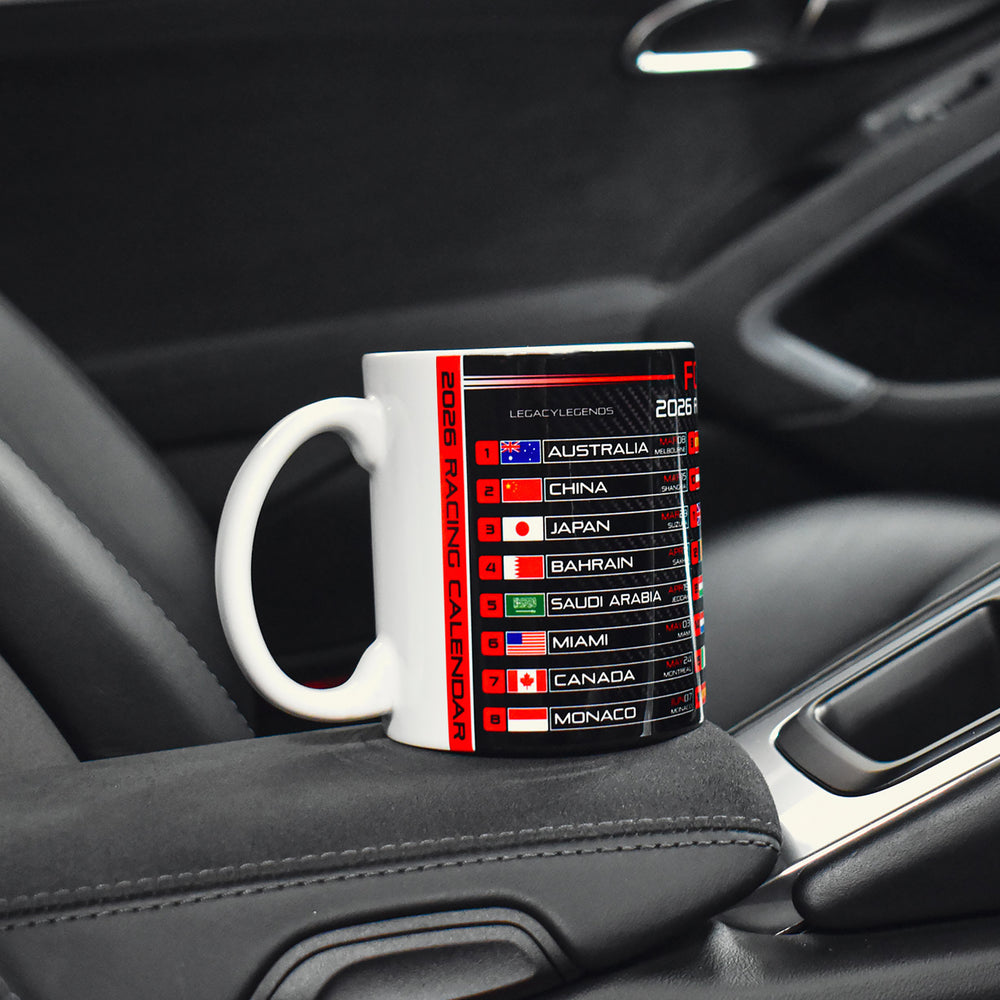 Formula 2026 Calendar - Red Edition