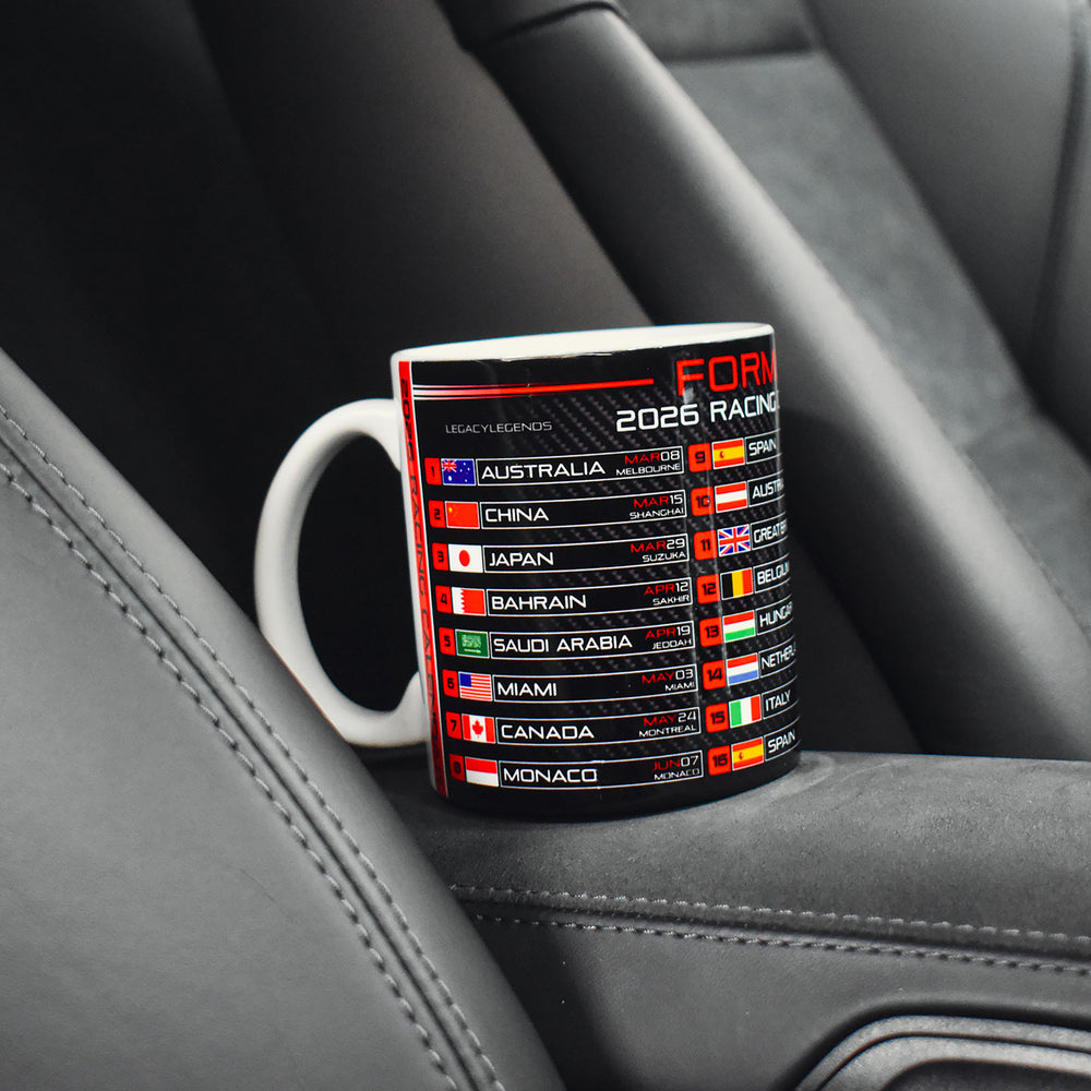 Formula 2026 Calendar - Red Edition