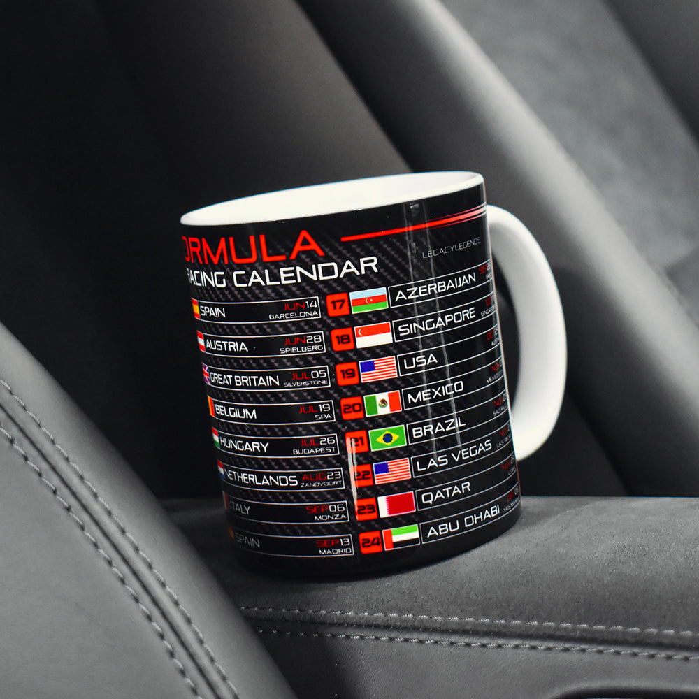 Formula 2026 Calendar - Red Edition