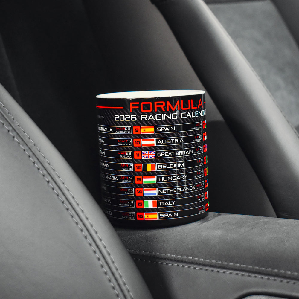 Formula 2026 Calendar - Red Edition