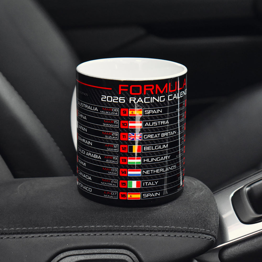 Formula 2026 Calendar - Red Edition