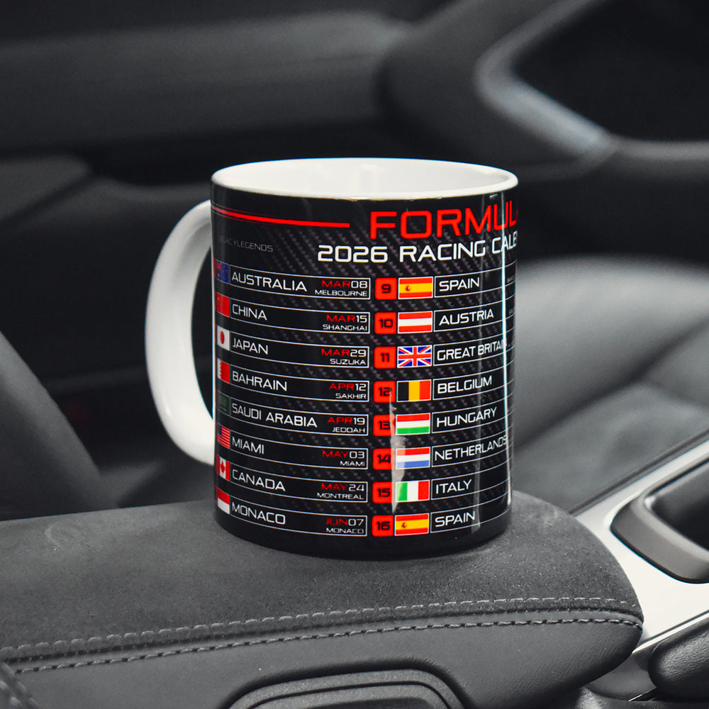 Formula 2026 Calendar - Red Edition