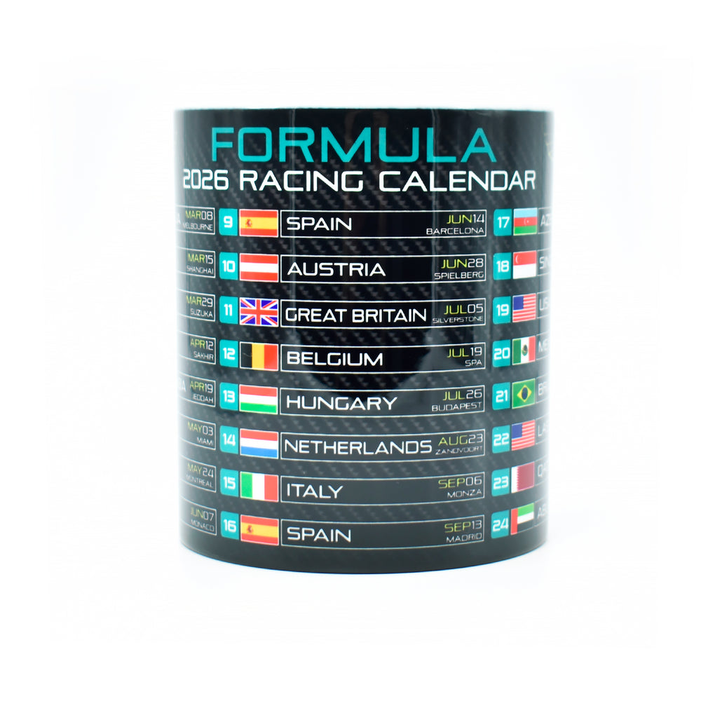 Formula 2026 Calendar - AM Edition