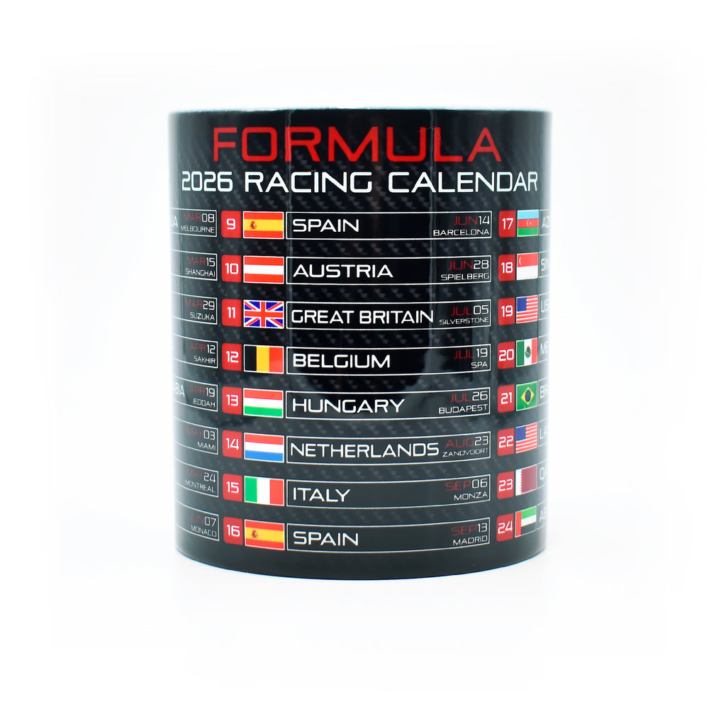 Formula 2026 Calendar - SF Edition