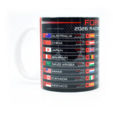 Formula 2026 Calendar - Red Edition