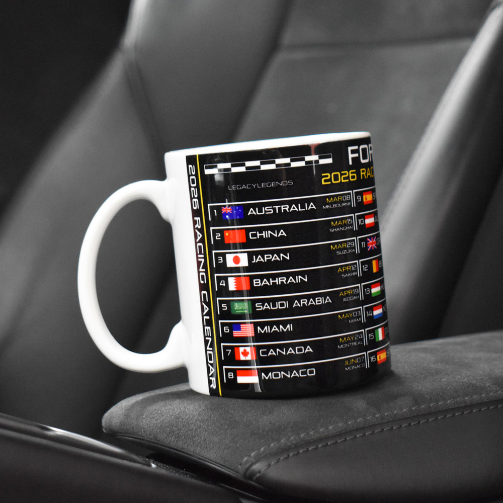 Formula 2026 Calendar - Grid Edition