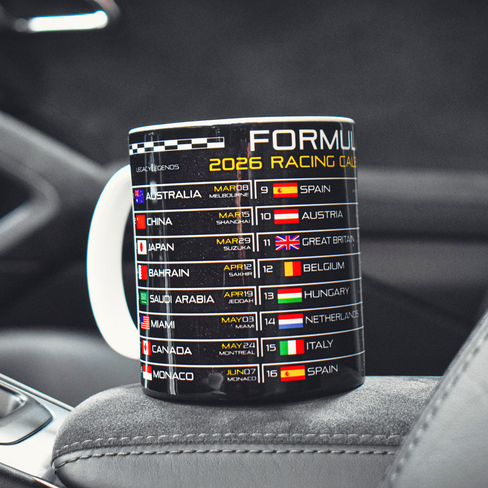 Formula 2026 Calendar - Grid Edition