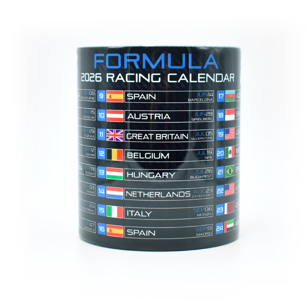 Formula 2026 Calendar - FW Edition
