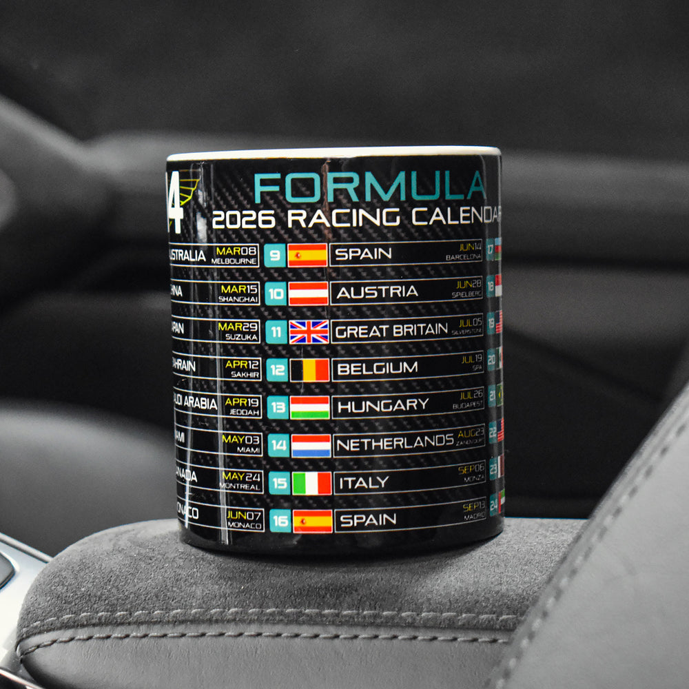 Formula 2026 Calendar - AM Edition