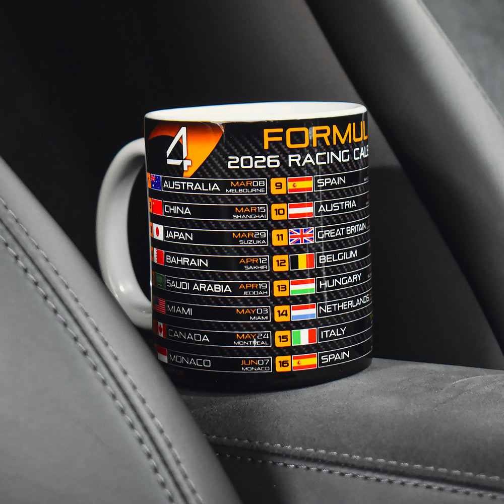 Formula 2026 Calendar - MCL Edition