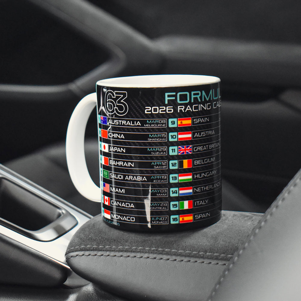 Formula 2026 Calendar - MRC Edition