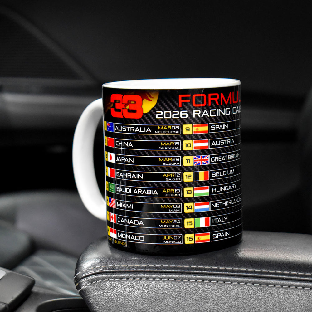 Formula 2026 Calendar - RB Edition