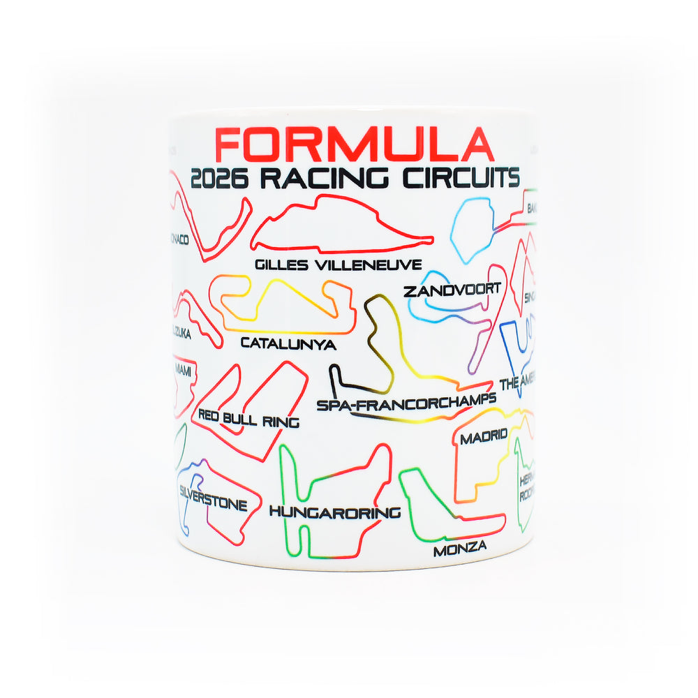 Formula 2026 Circuits - White Edition