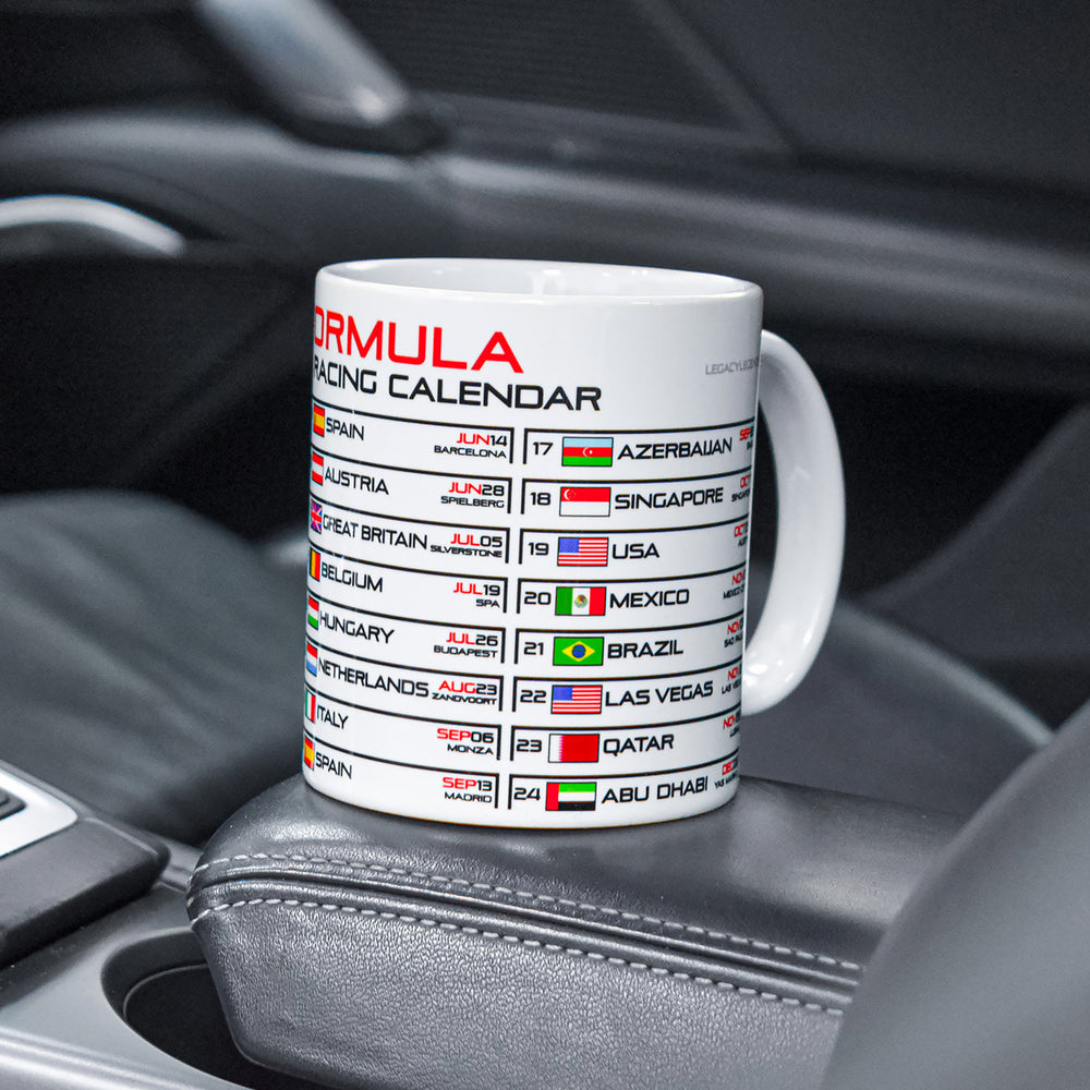 Formula 2026 Calendar - White Edition
