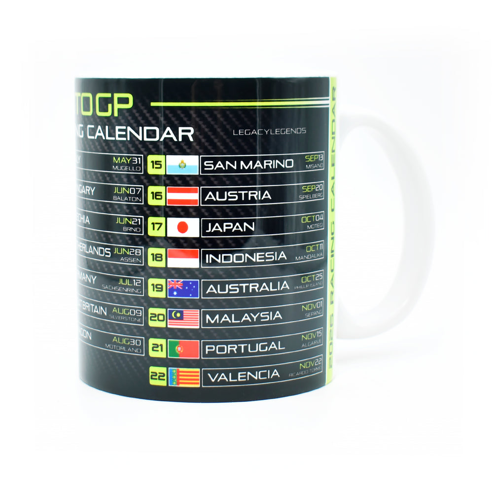 Moto 2026 Calendar - Neon Green Edition