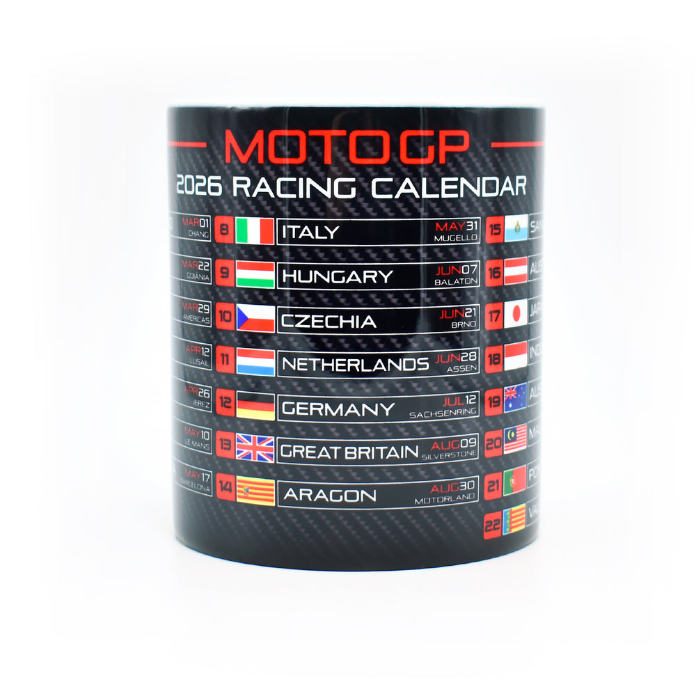 Moto 2026 Calendar - Red Edition