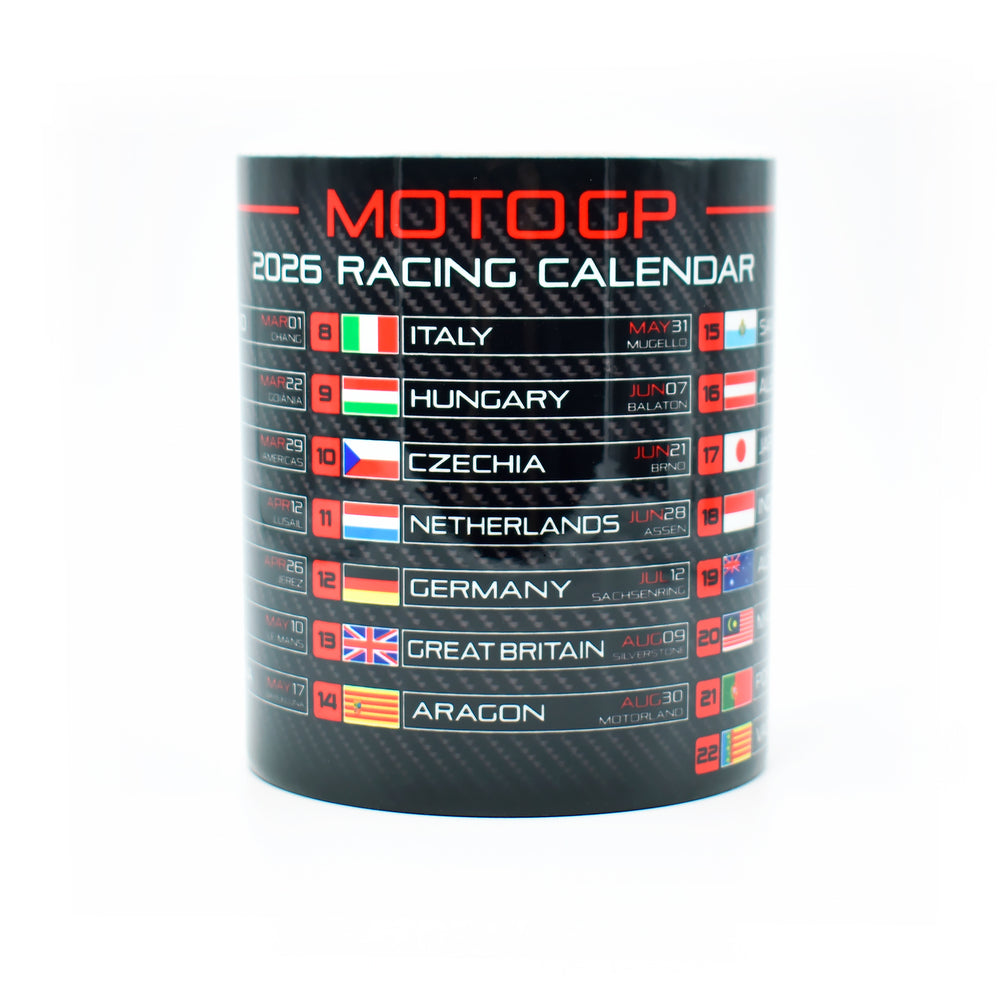 Moto 2026 Calendar - Red Edition