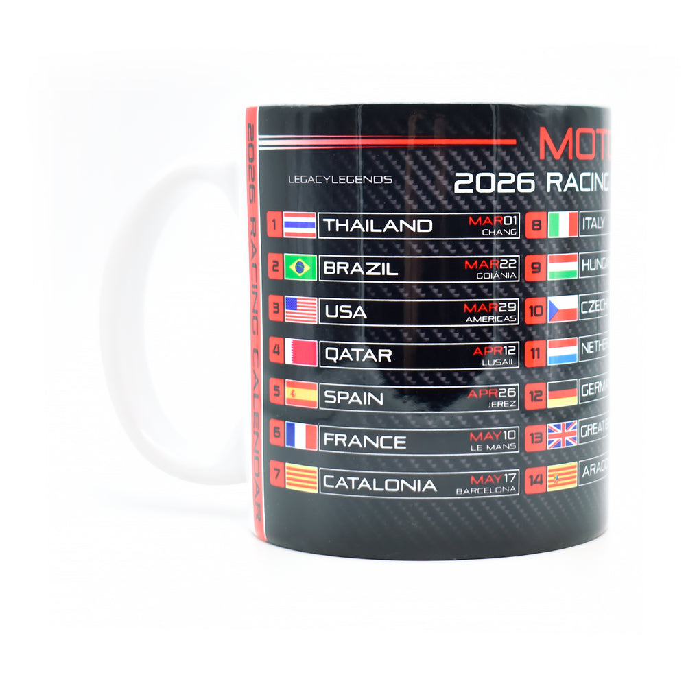 Moto 2026 Calendar - Red Edition