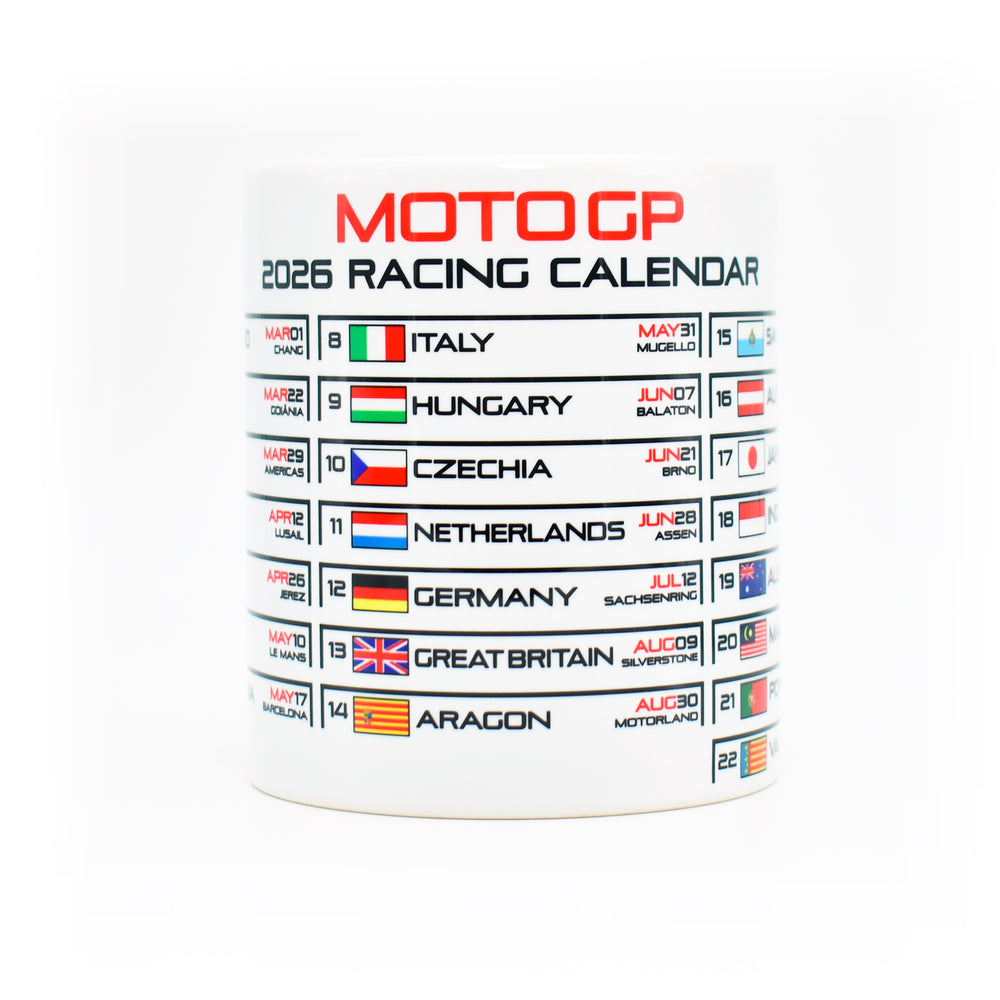 Moto 2026 Calendar - White Edition