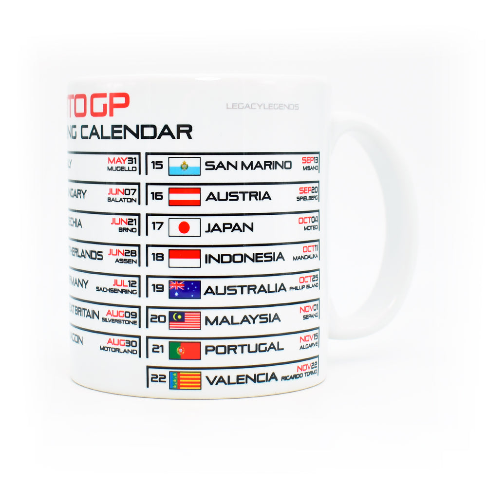 Moto 2026 Calendar - White Edition