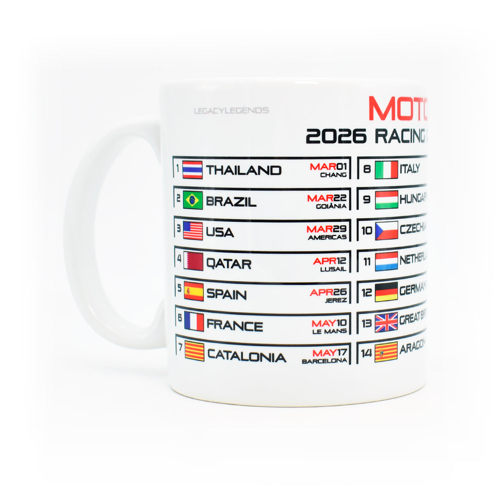 Moto 2026 Calendar - White Edition