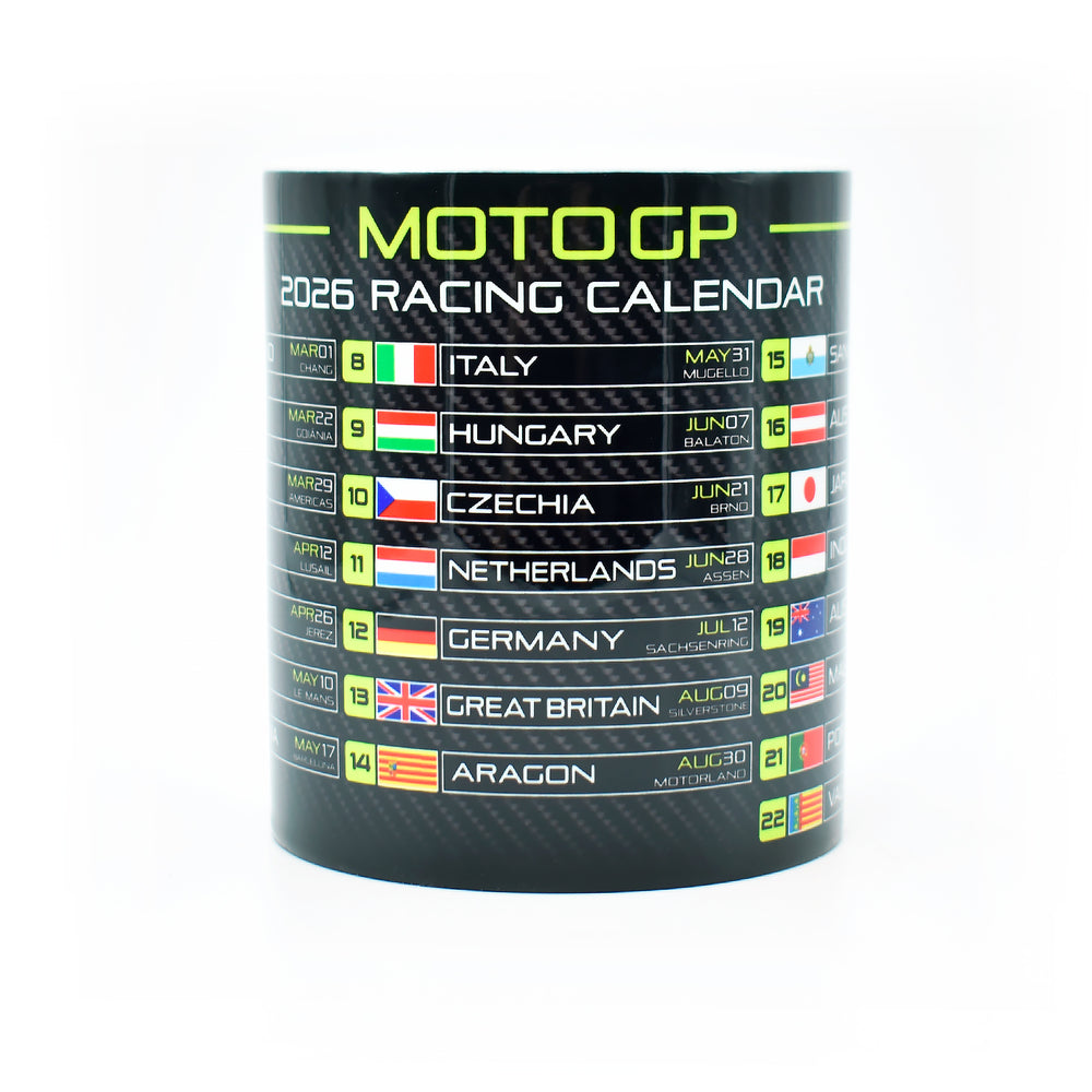 Moto 2026 Calendar - Neon Green Edition