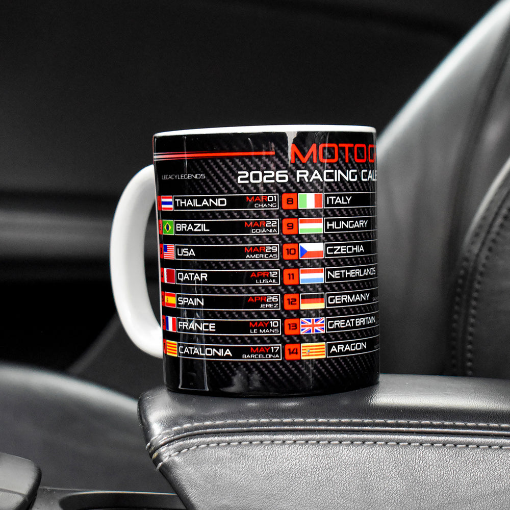 Moto 2026 Calendar - Red Edition