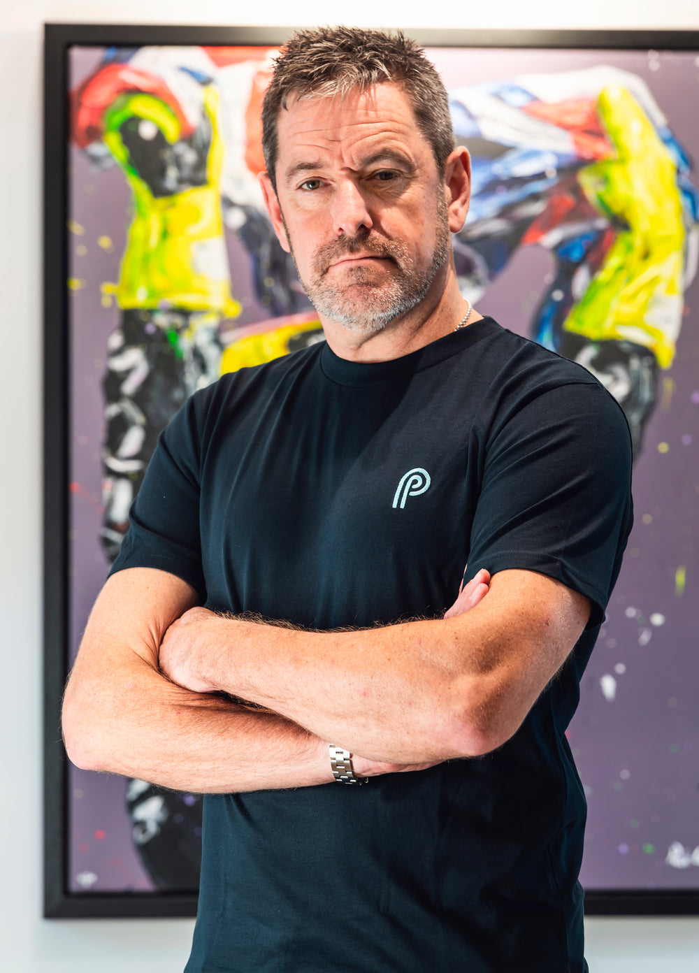 Petrol Ped - Navy Gulf Blue Tee