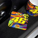 Rossi #46 Five Continents Helmet Coaster
