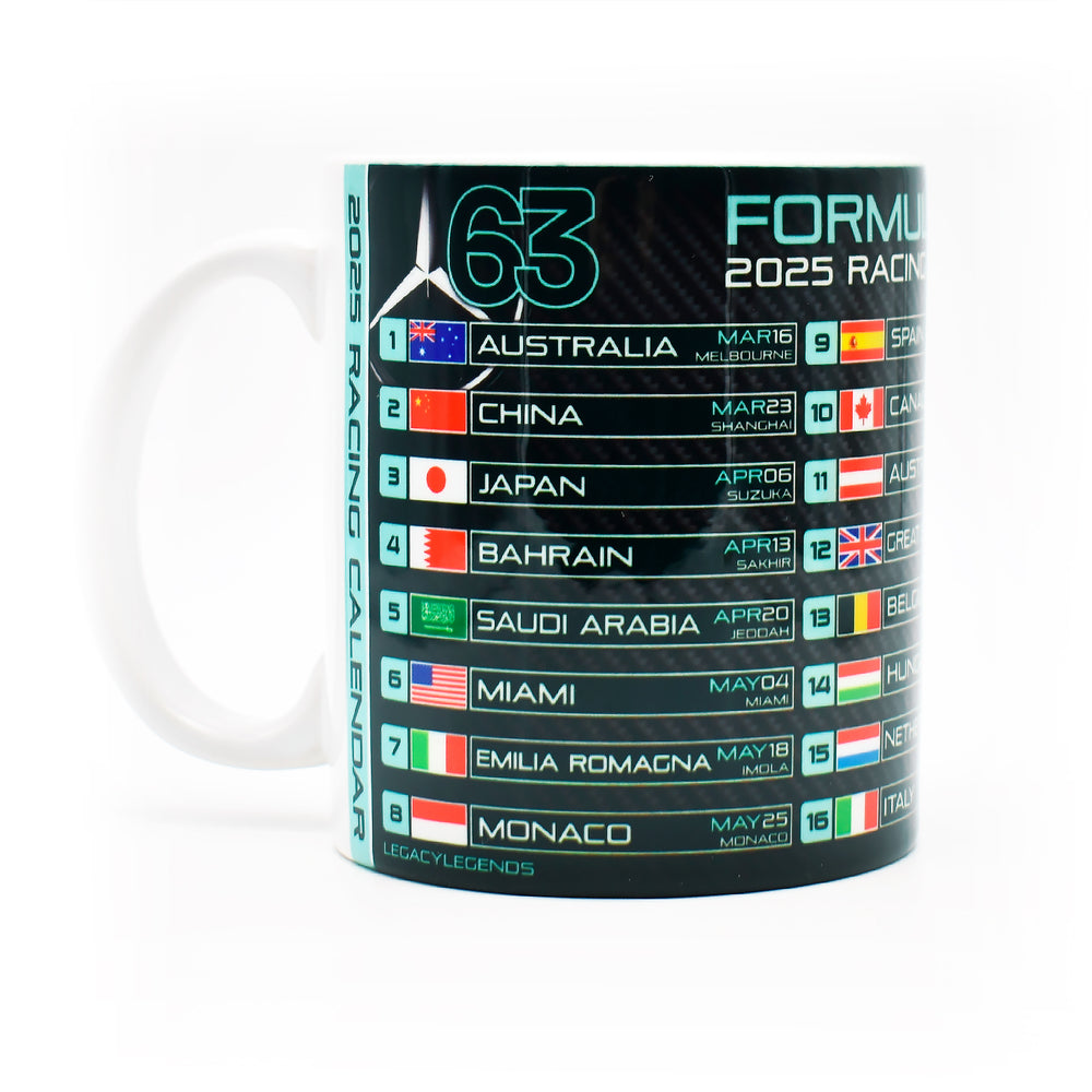 F1 2025 Calendar - MERC Edition