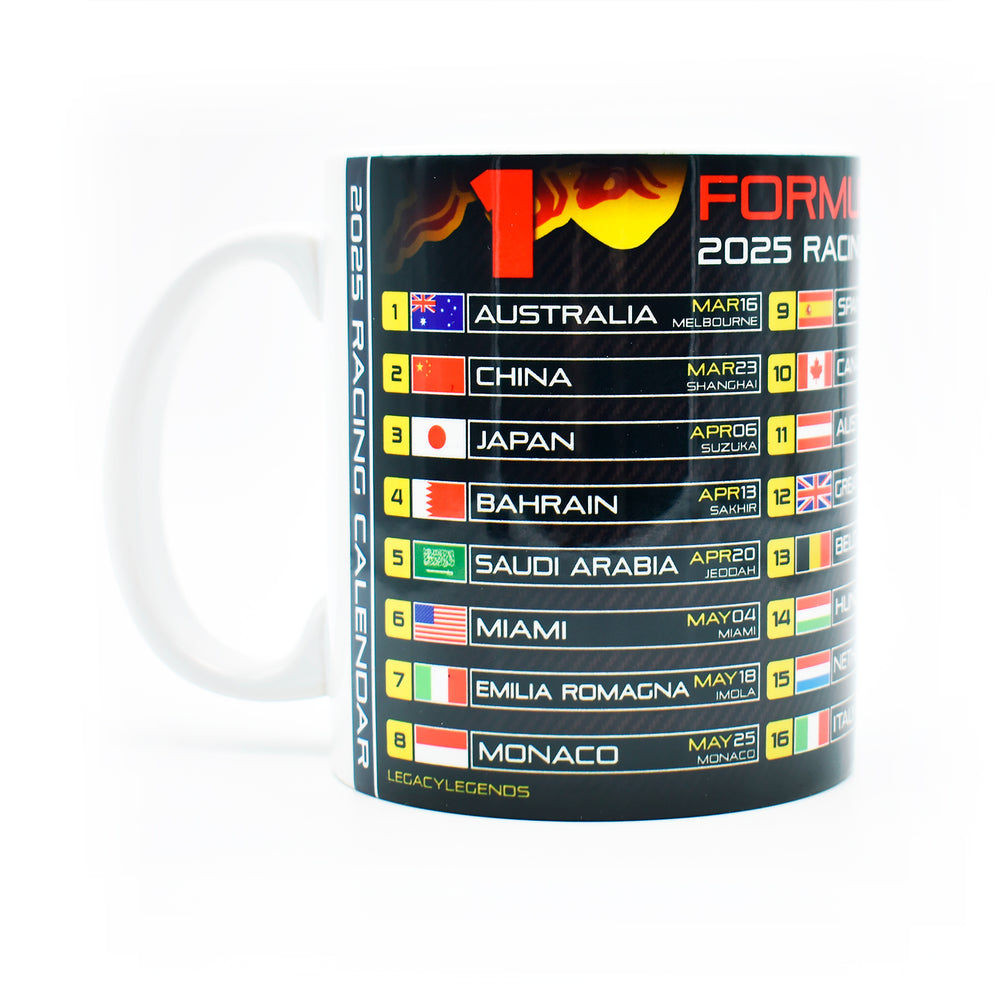 F1 2025 Calendar - RB Edition