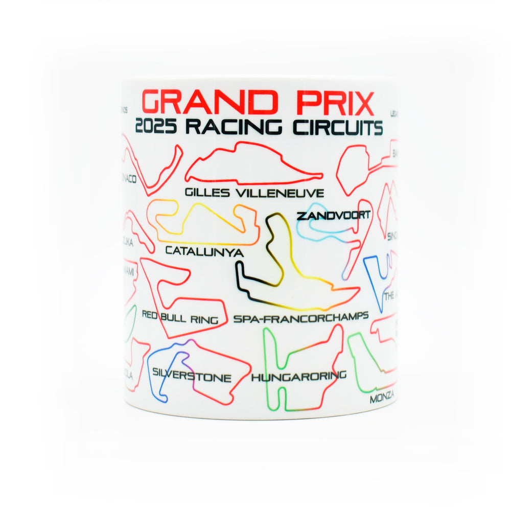 Grand Prix 2025 Circuits - White Edition
