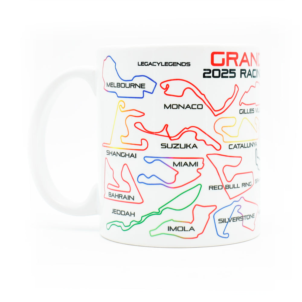 Grand Prix 2025 Circuits - White Edition