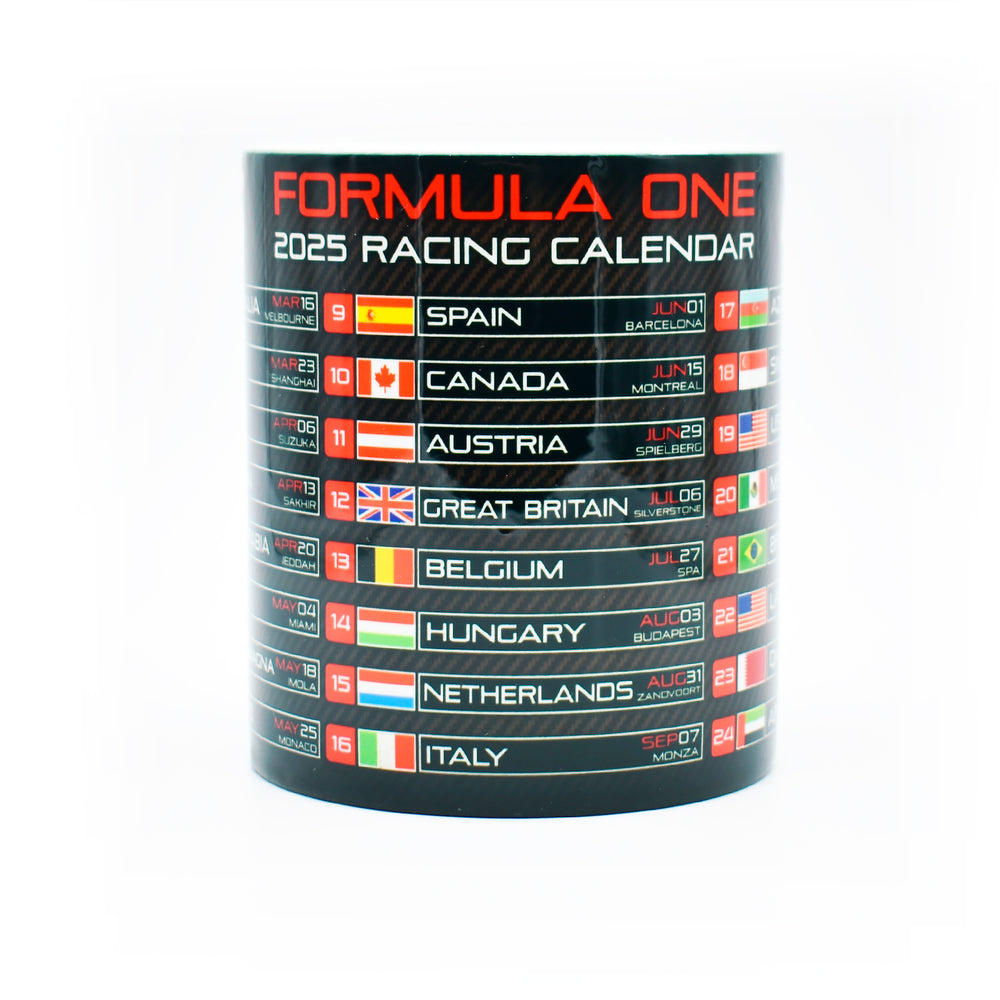 F1 2025 Calendar - SF Edition