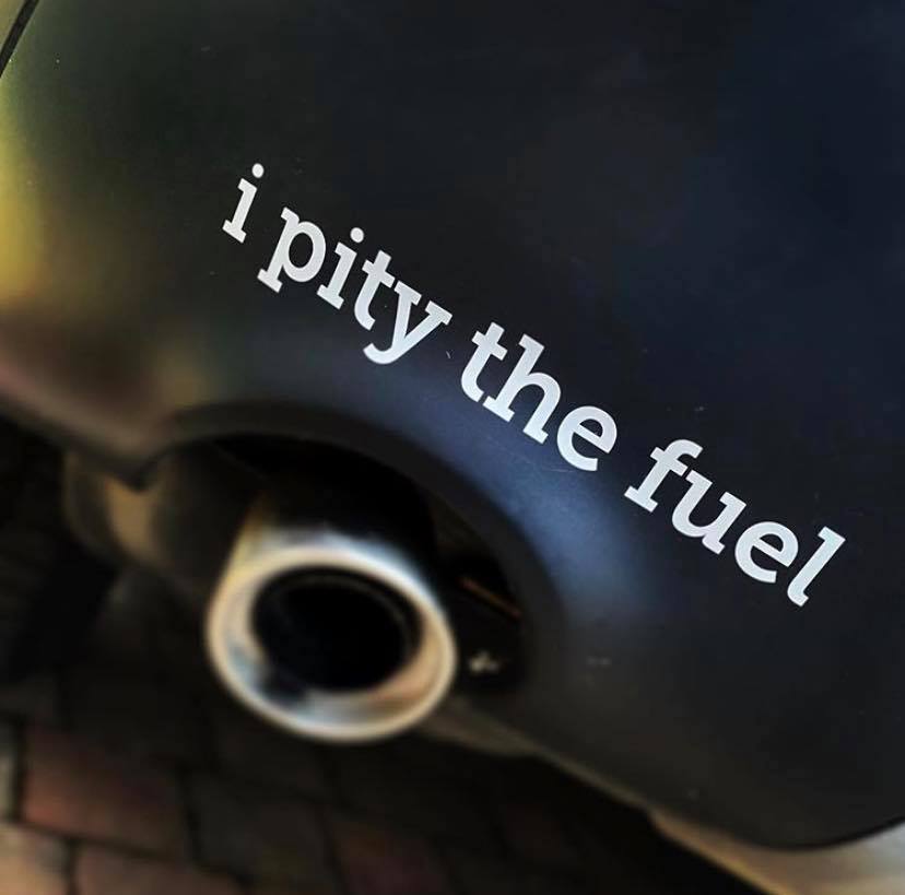 Ctrl & Shift - i pity the fuel Sticker