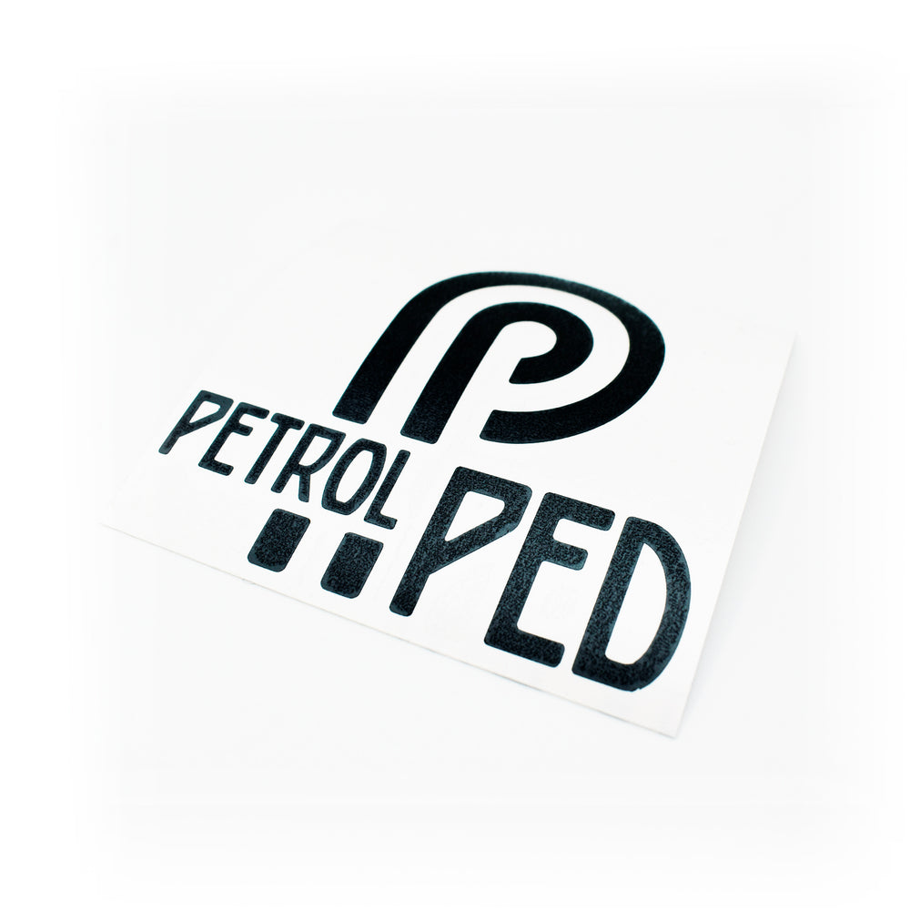 Petrol Ped - Matt Black Sticker